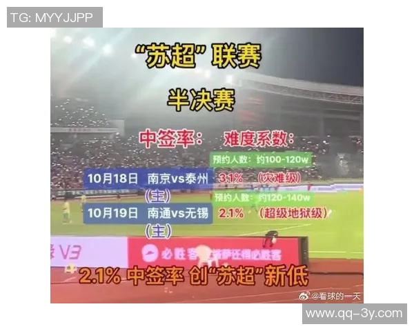 苏超官方宣布决赛购票抽签结果中签率仅为12引发关注
